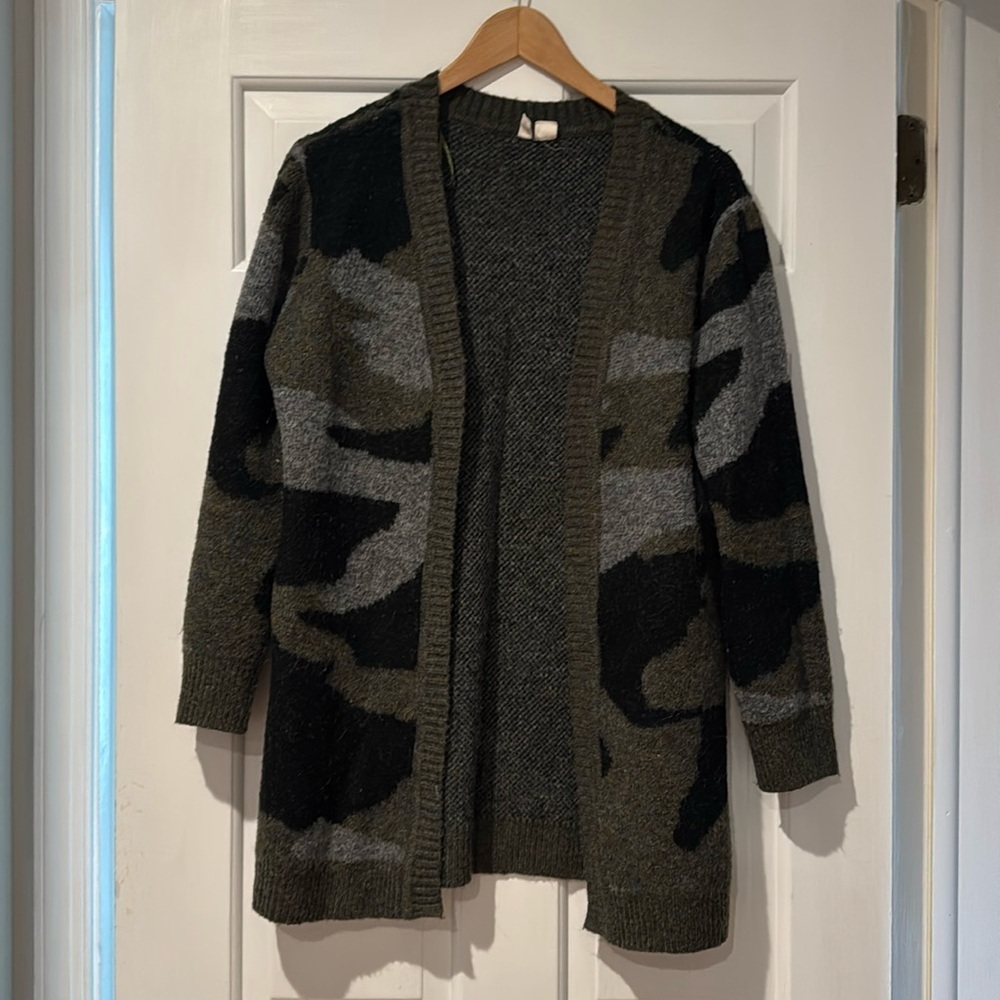 Moth Camo Cardigan